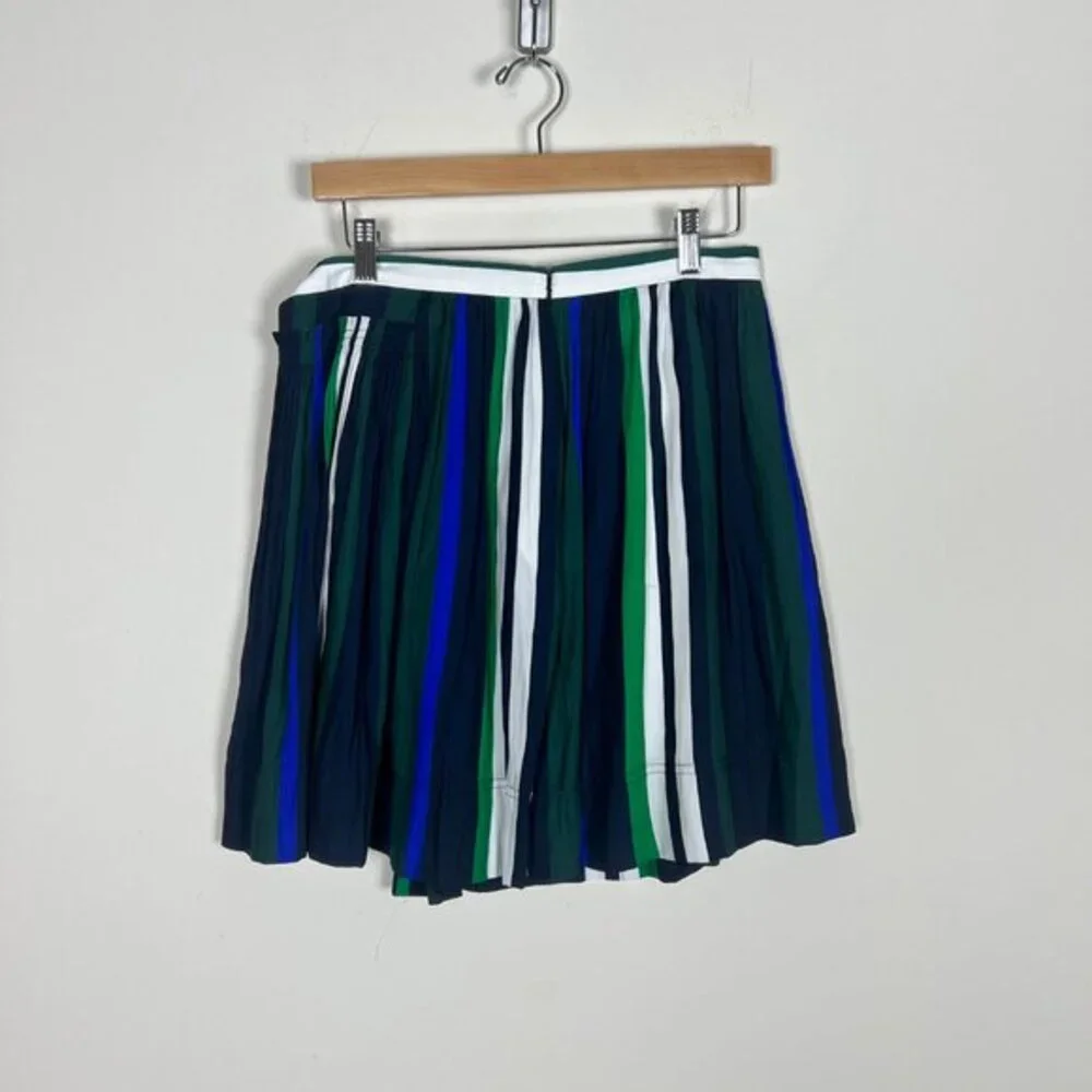 2/$30 Banana Republic Multicolor Shirred Pleated Striped Mini Skirt Size  4‎